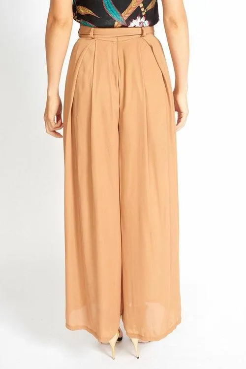 Alessandra Wide Leg Slit Pants
