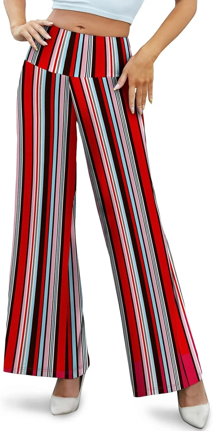 Arolina Women's Stretchy Wide Leg Palazzo Lounge Pants Casual Comfy High Waist Palazzo Pants