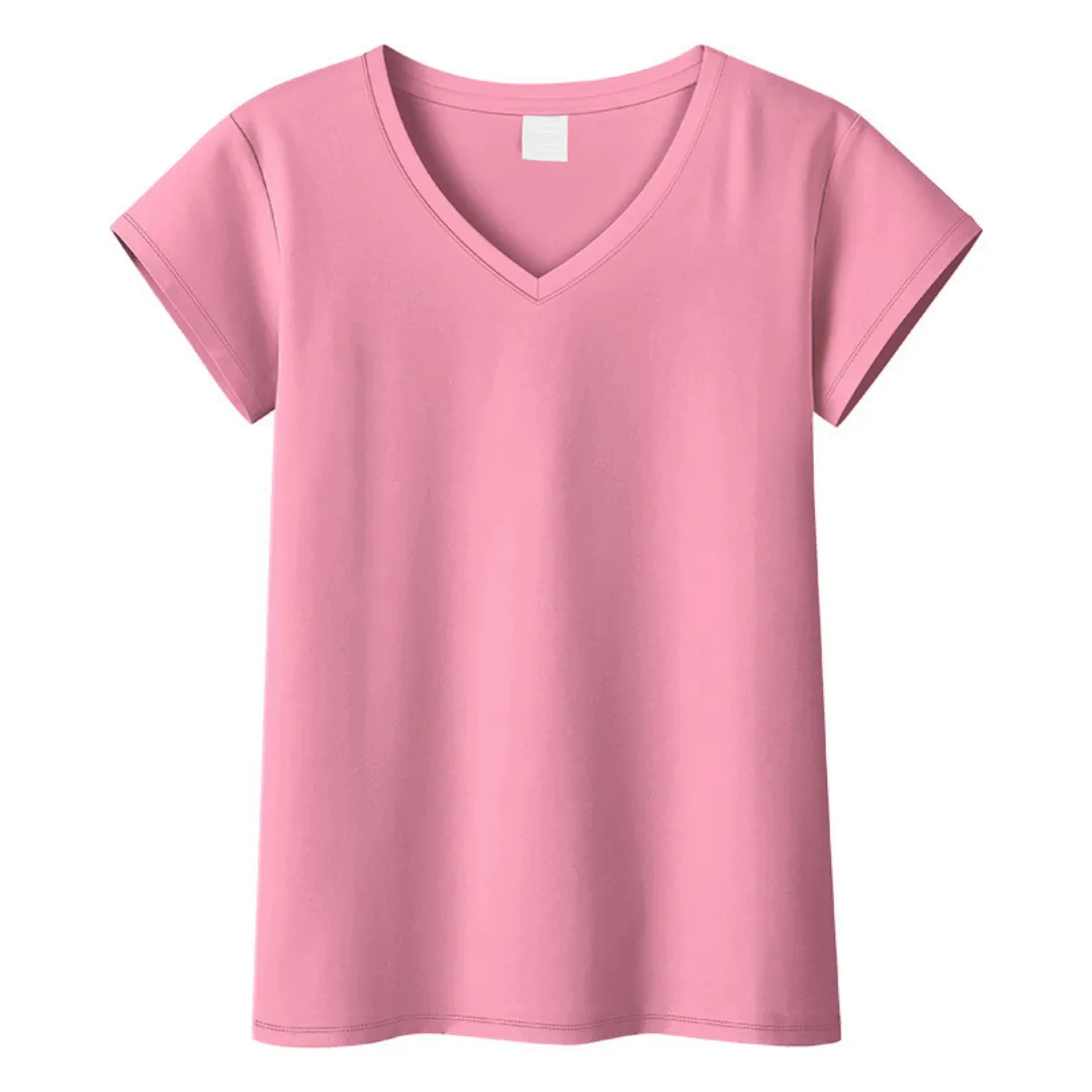 Breflex Classic-Fit Cotton V-Neck Tee Women