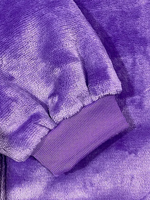 Couple‘s Pajamas Nightgown Wearable Blanket Winter Hoodie Blanket Color Combo Comfort Oversized Soft Home FallBed Fleece Warm Hoodie Long Sleeve Pocket Fall