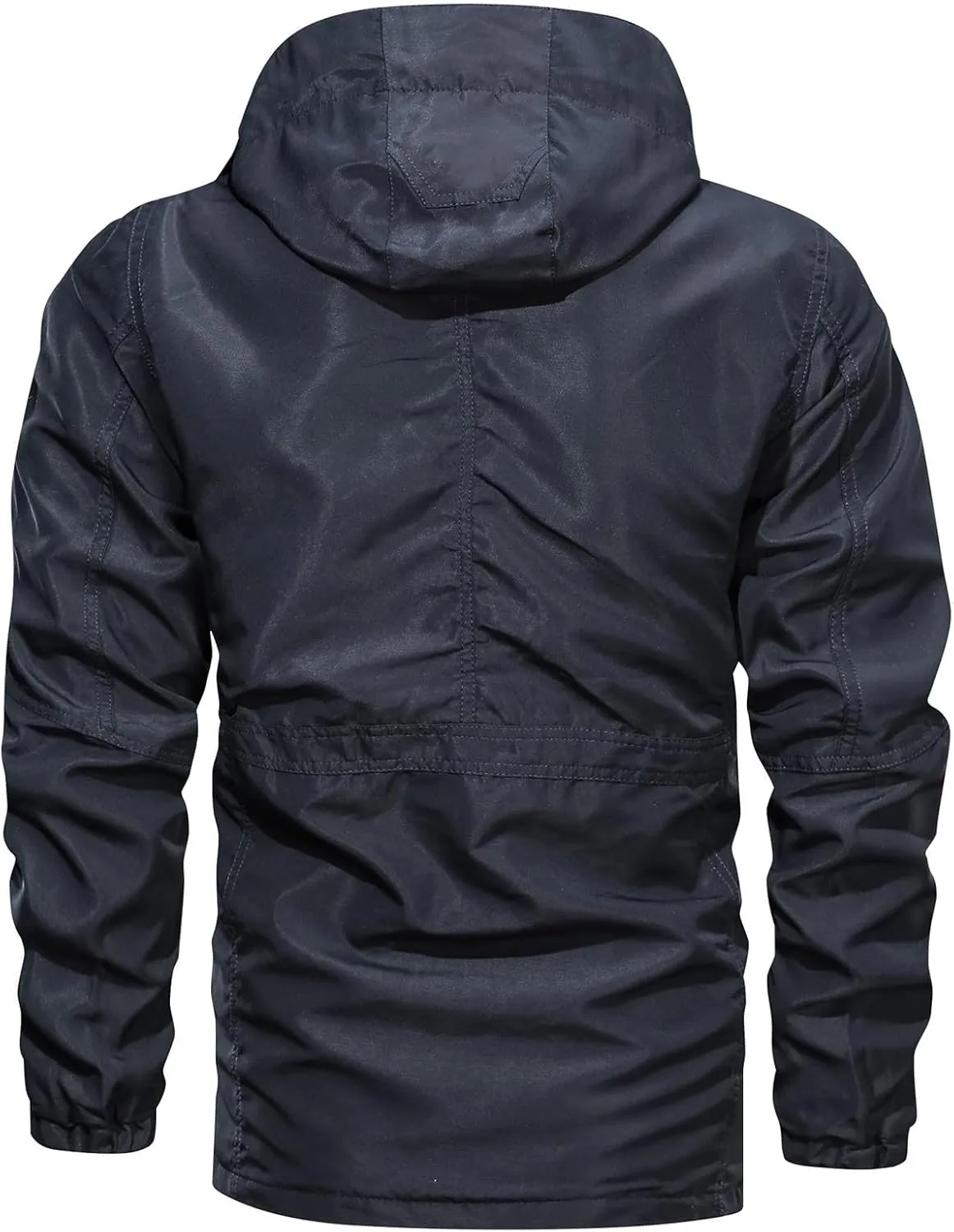 Ctreela Outdoor Hard Shell Jacket for Men's Military Tactical Windproof Jackets Army Hiking Climbing Heavy Duty Outerwear