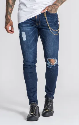 Dark Blue Rebirth Jeans