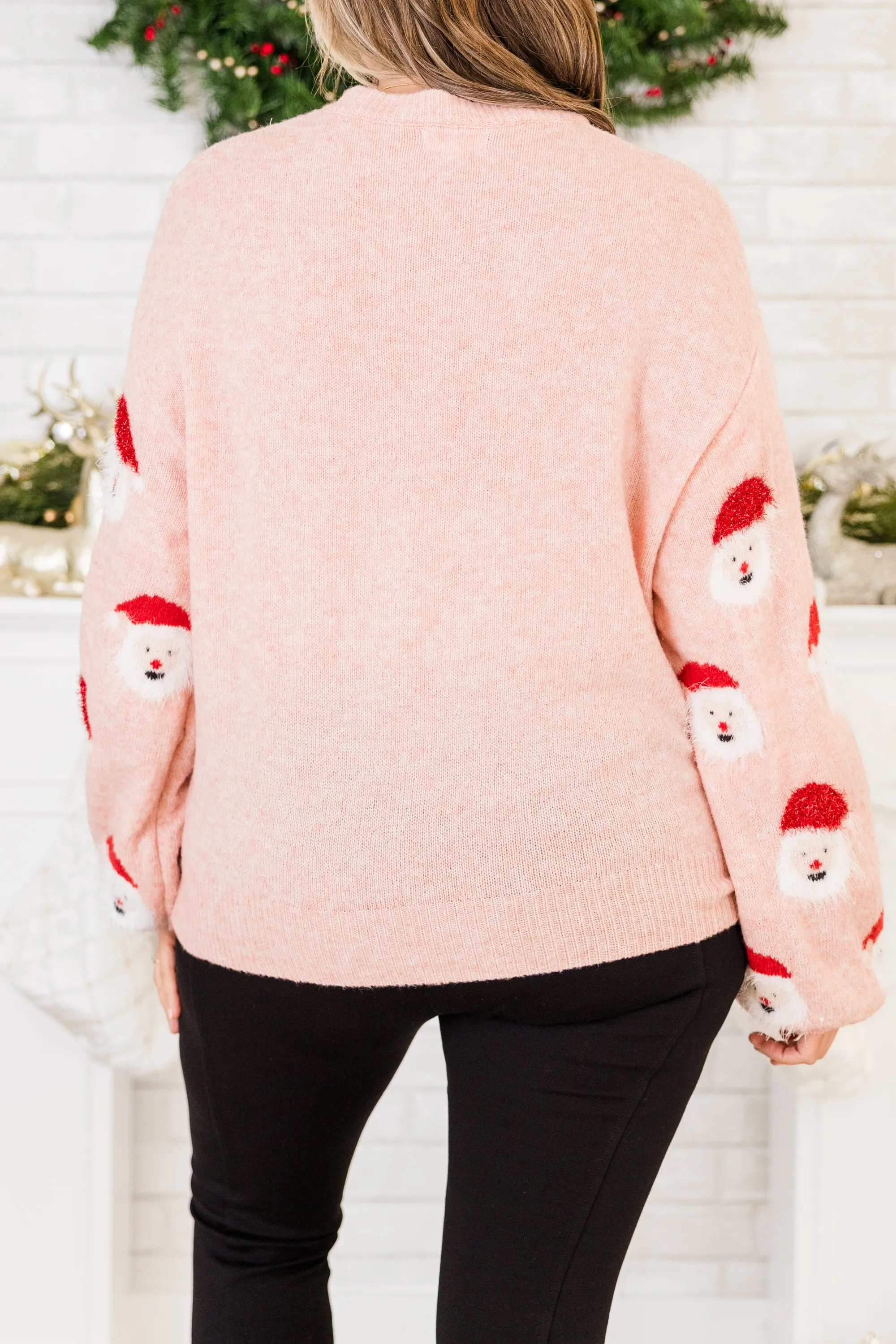 Down The Chimney Sweater, Rose