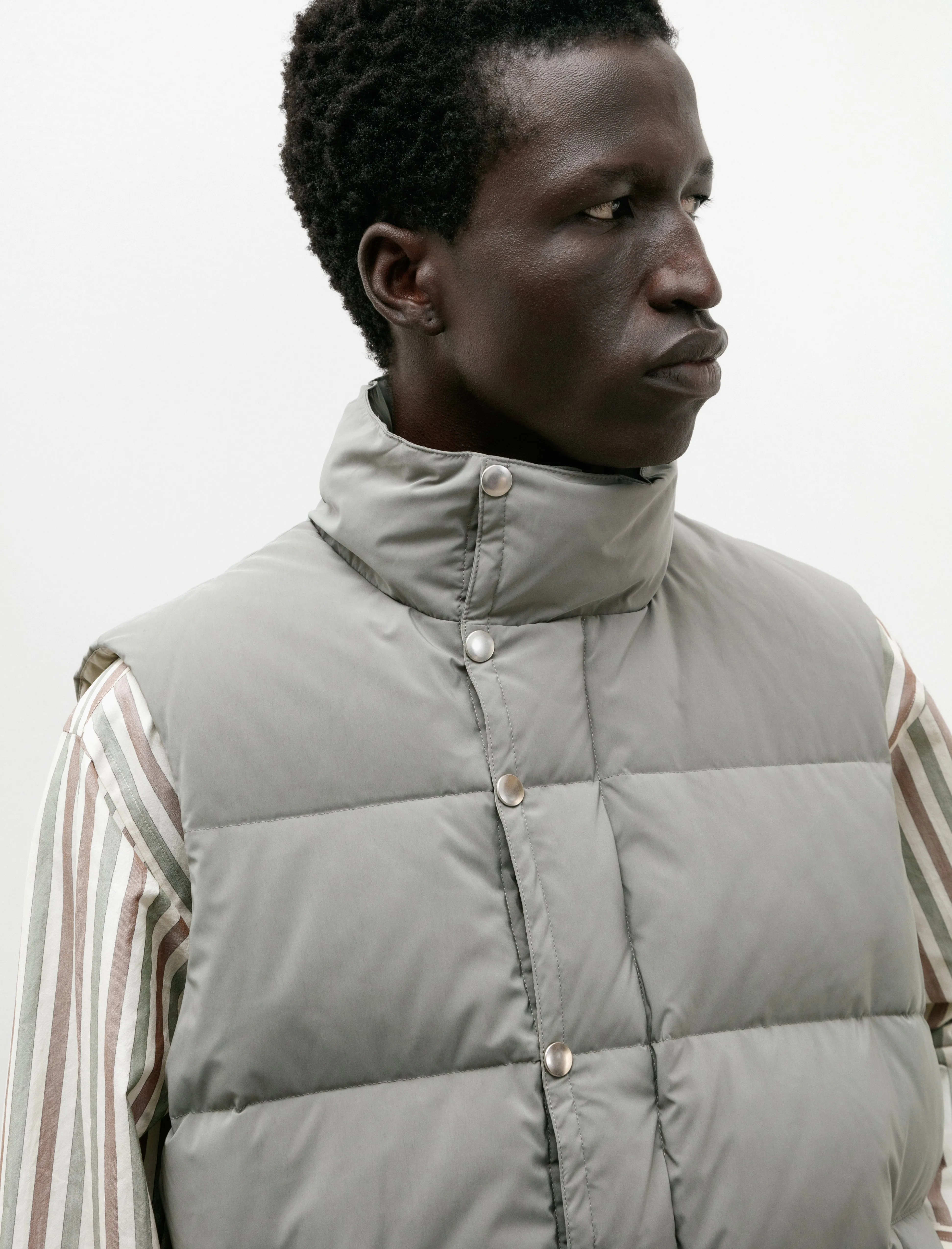 Down Vest Grey