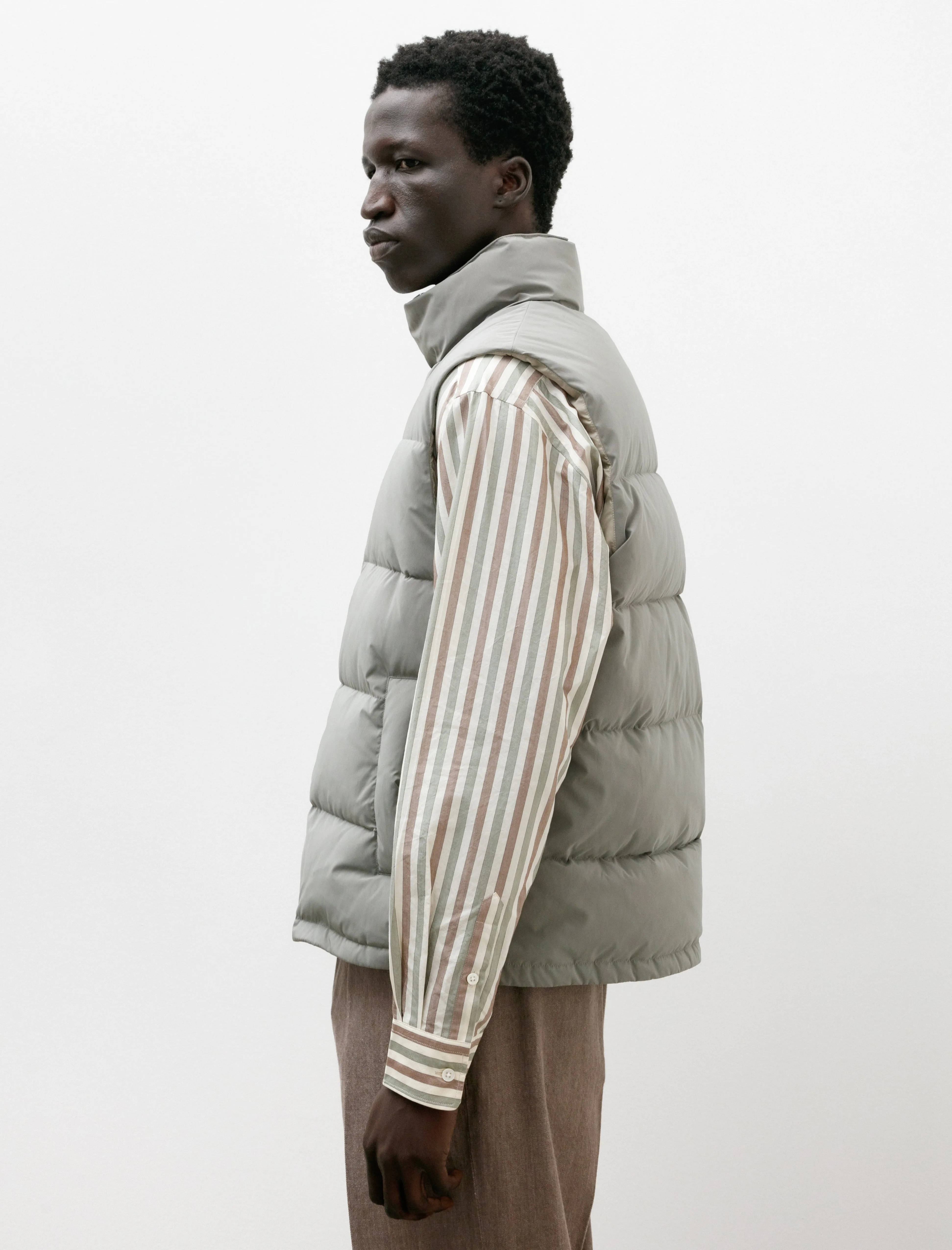 Down Vest Grey