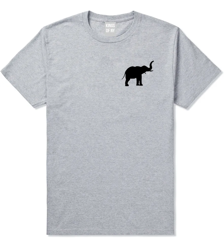 Elephant Animal Chest Mens T-Shirt