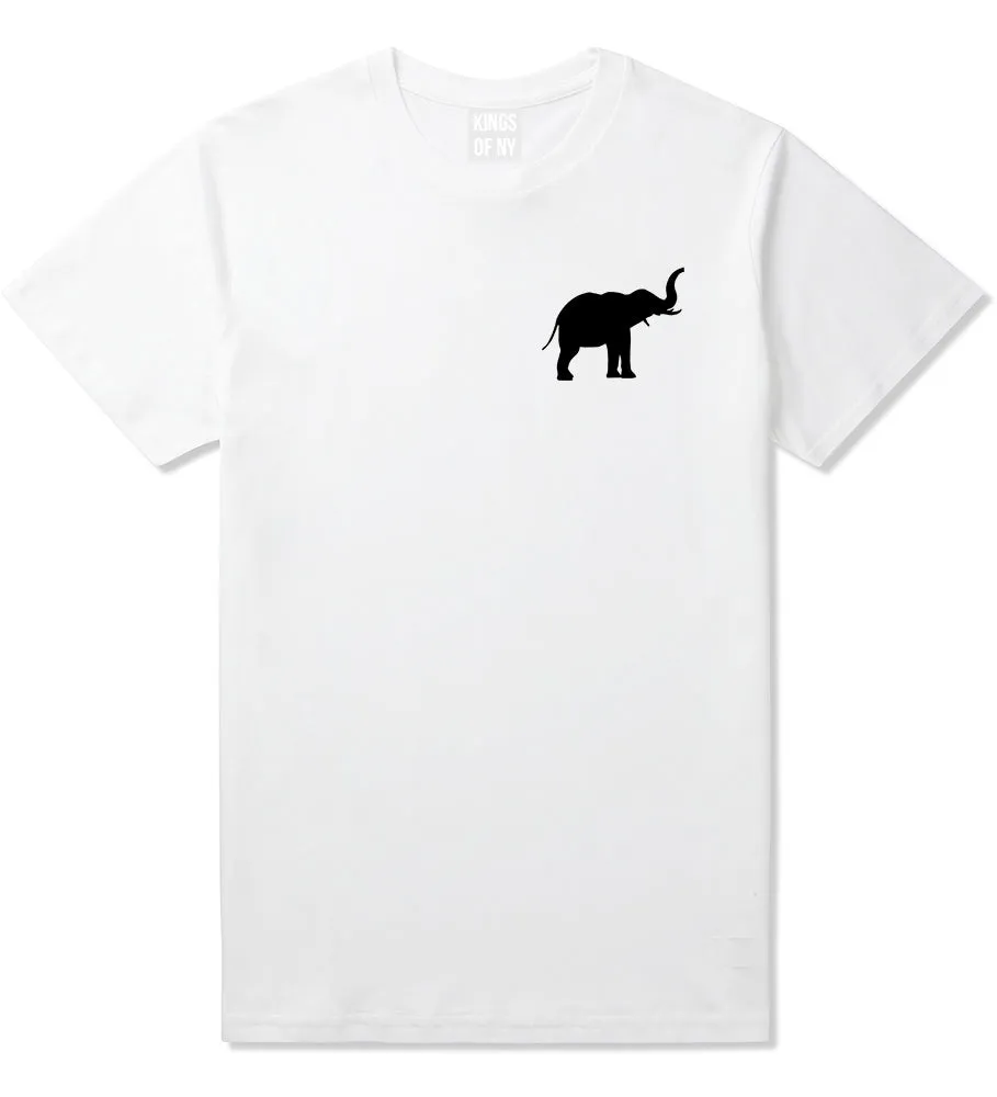 Elephant Animal Chest Mens T-Shirt