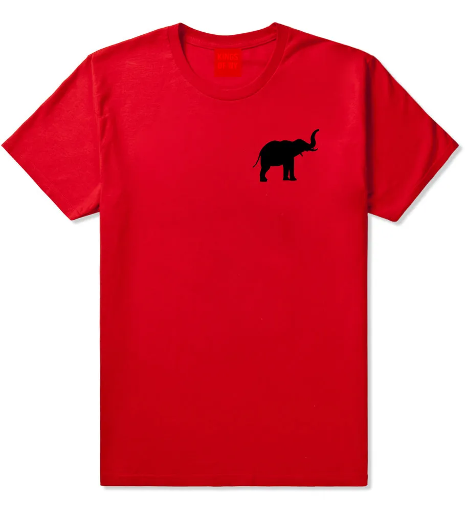 Elephant Animal Chest Mens T-Shirt