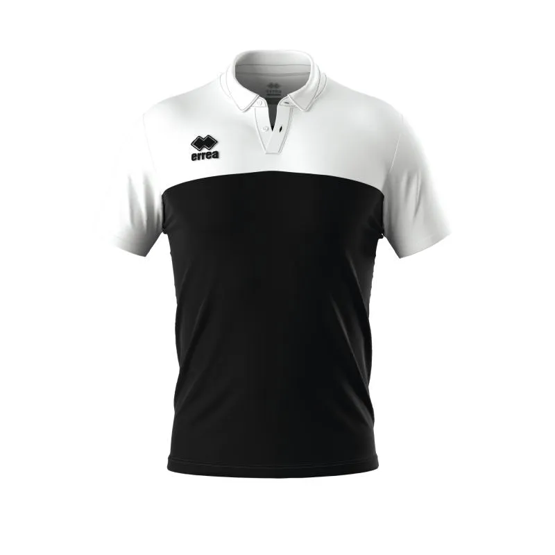 ERREA BOB POLO BLACK WHITE