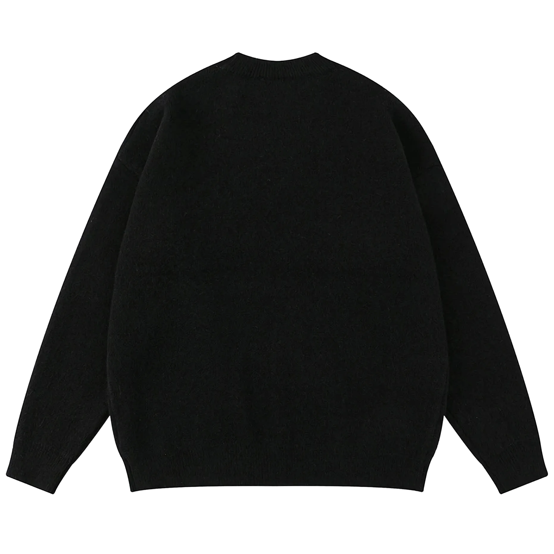 Fringe Accent Varsity Sweater