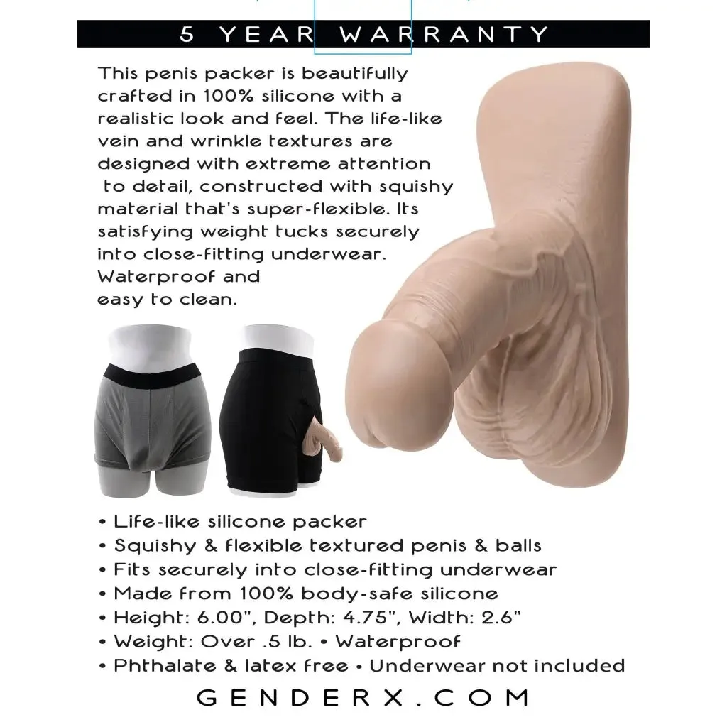 Gender X Packer Silicone 4in Light