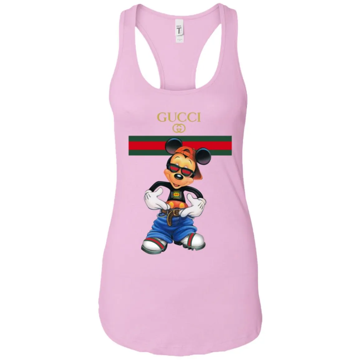 Gucci Logo Mickey Gift Trending T-shirt Women Tank Top