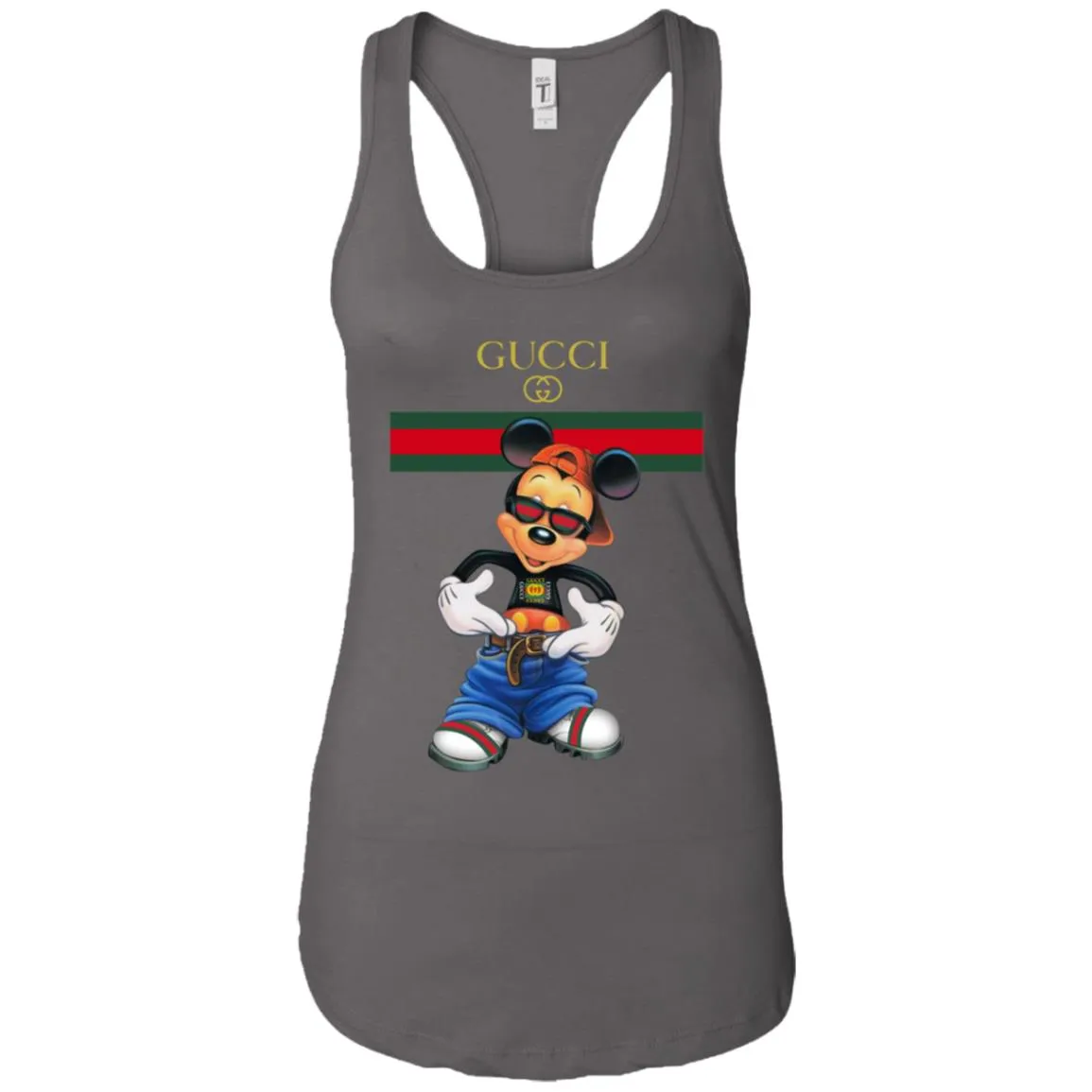 Gucci Logo Mickey Gift Trending T-shirt Women Tank Top