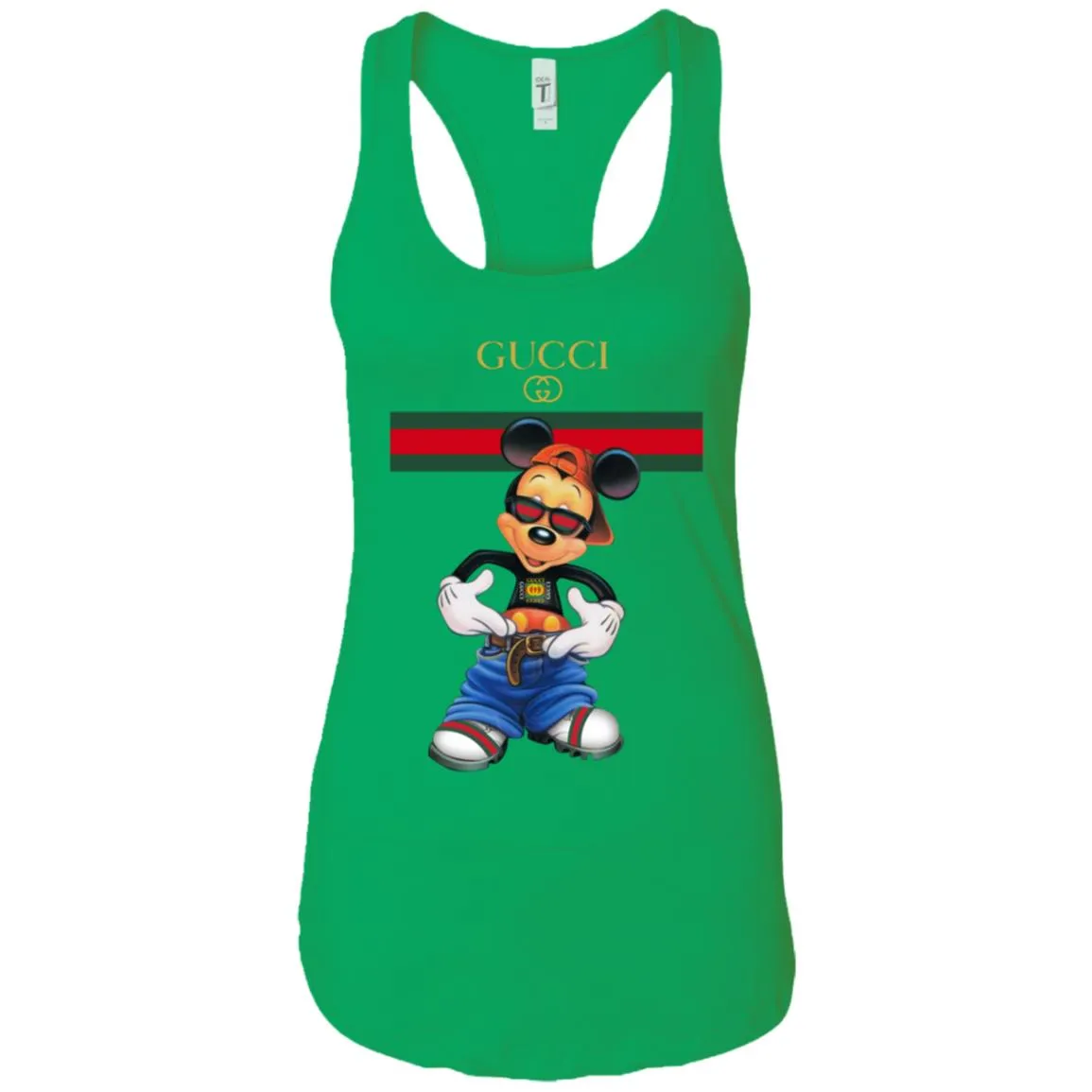 Gucci Logo Mickey Gift Trending T-shirt Women Tank Top
