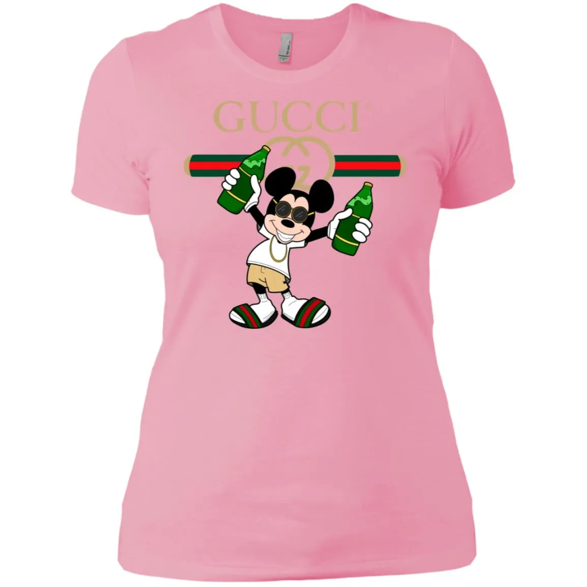 Gucci Mickey Mouse Top Trending T-shirt Women Cotton T-Shirt