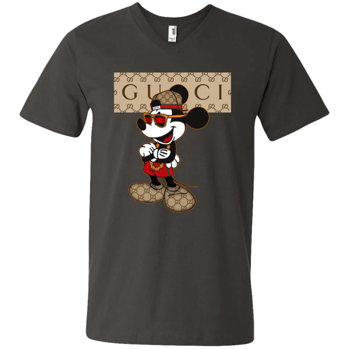 Gucci Mickey T-shirt So Baby Shirt Men V-Neck T-Shirt