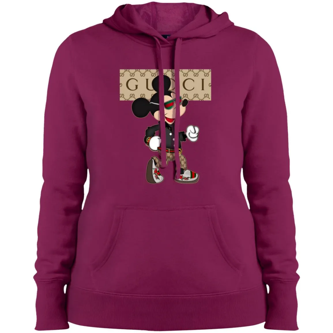 Gucci Shirt Mickey Mouse T-shirt Women Hooded Sweatshirt