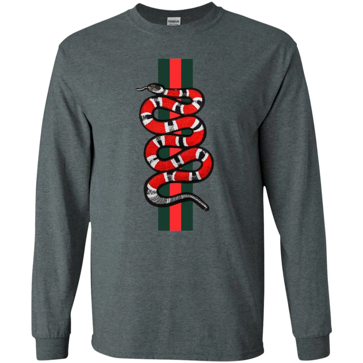 Gucci Snake Hot T-shirt Men Long Sleeve Shirt