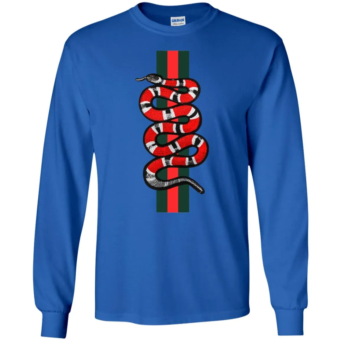 Gucci Snake Hot T-shirt Men Long Sleeve Shirt