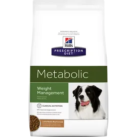 Hills Prescription Diet Metabolic Lamb & Rice Dry Dog Food
