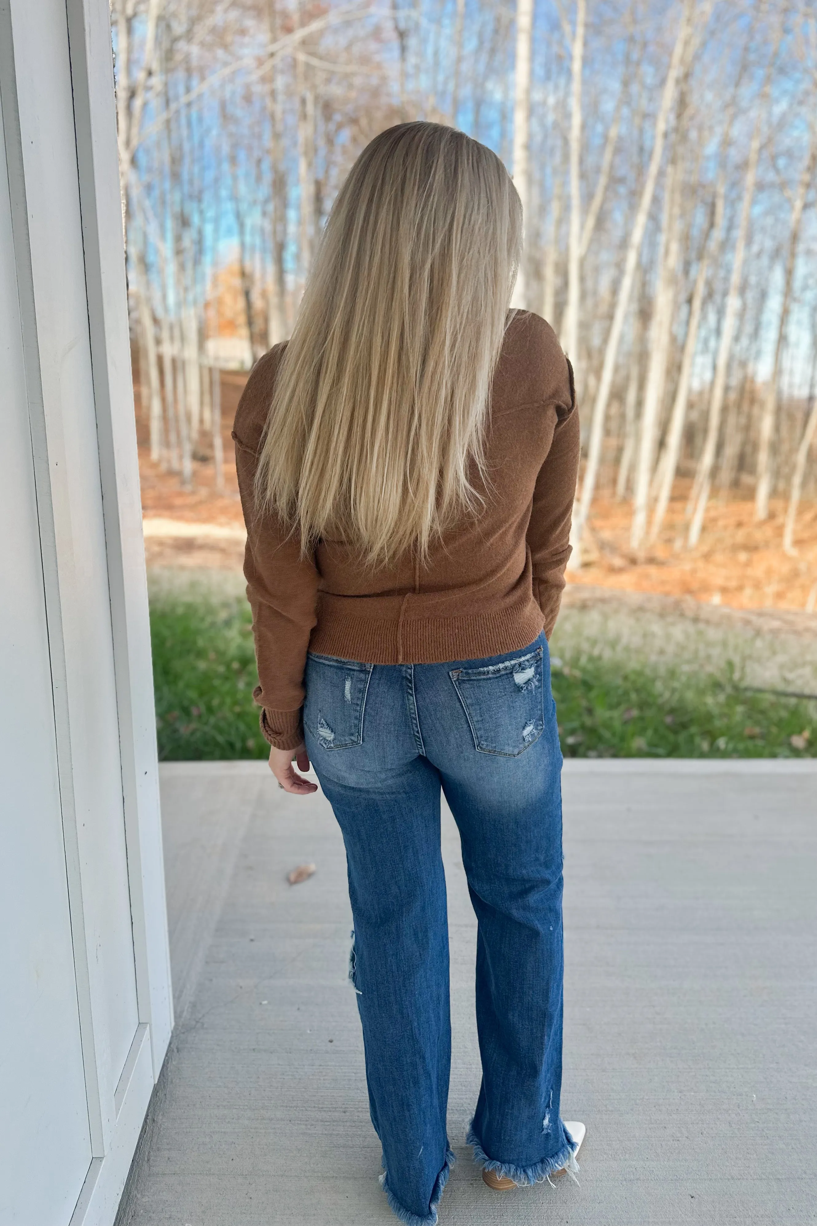Kingston Long Sleeve V Neck Pullover Sweater [S-3X] *FINAL SALE*