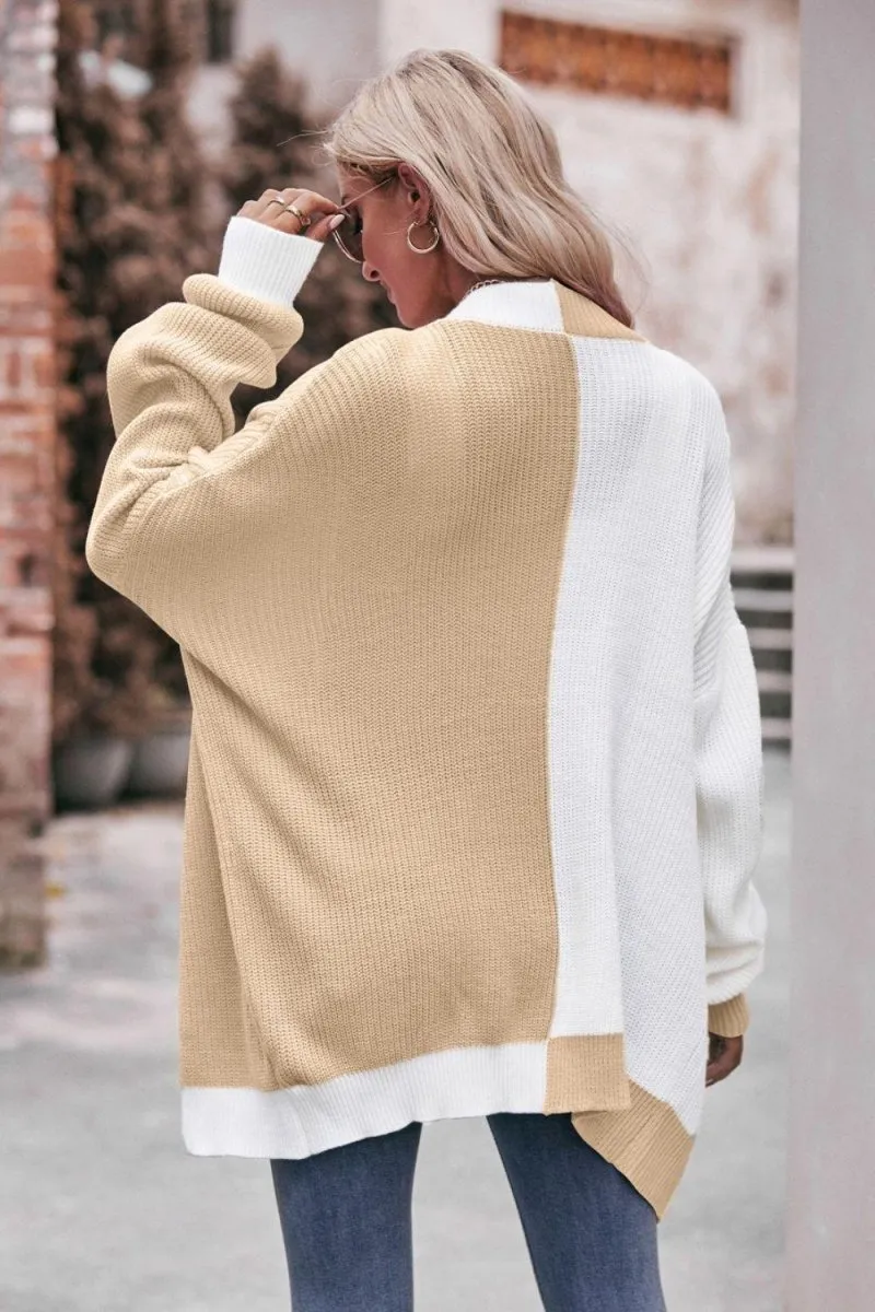 Longline Shoulder Dropped Cardigan