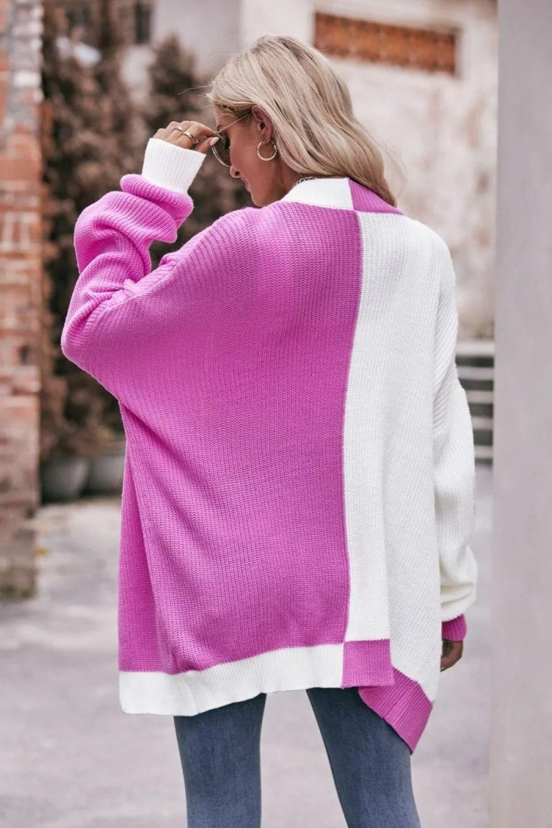Longline Shoulder Dropped Cardigan