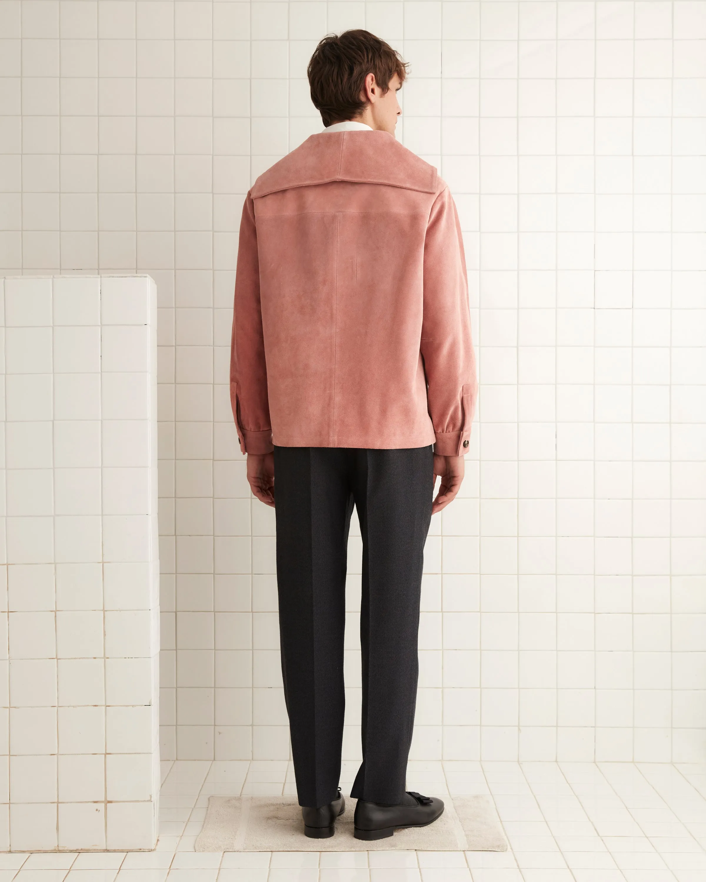 Mariner Suede Jacket - Pink