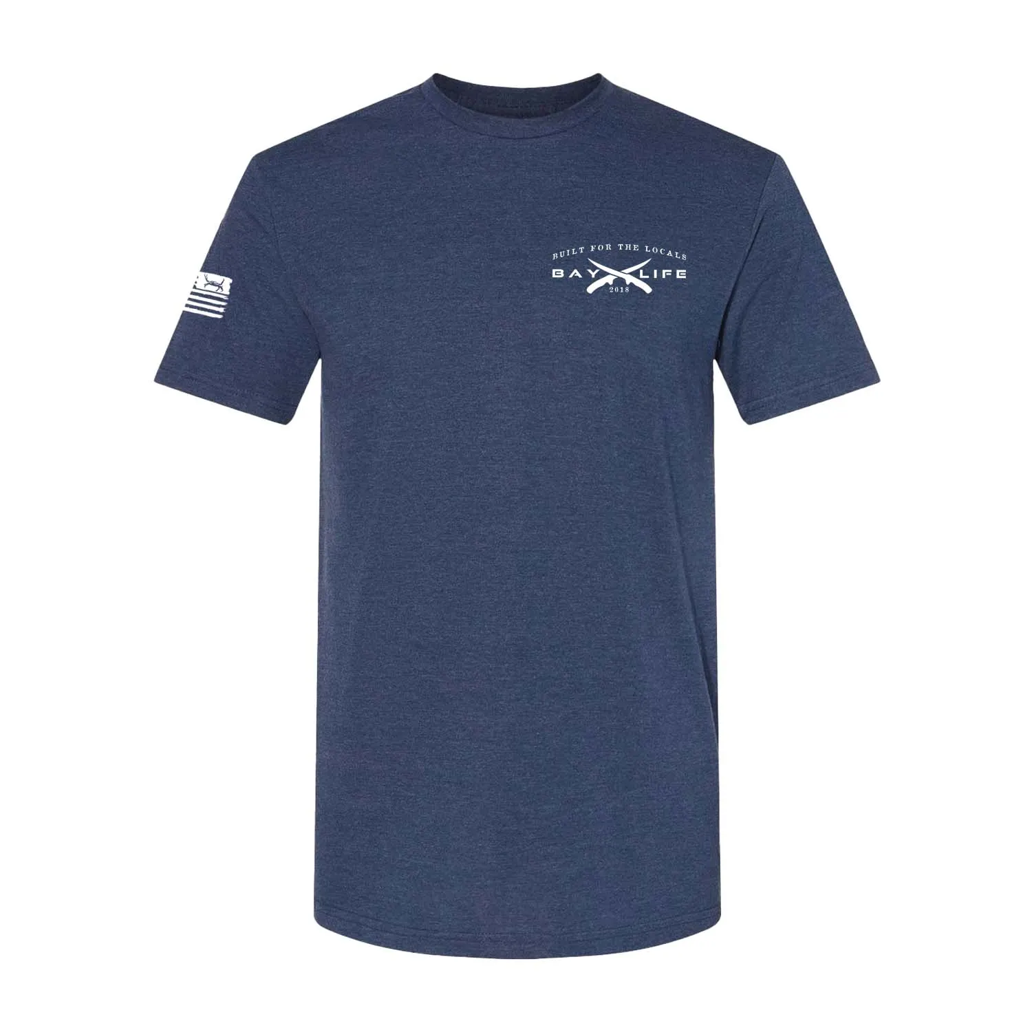Maryland Rockfish | Triblend Short Sleeve | Navy