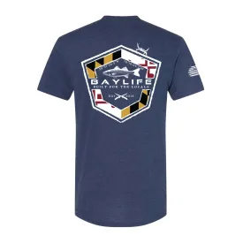 Maryland Rockfish | Triblend Short Sleeve | Navy