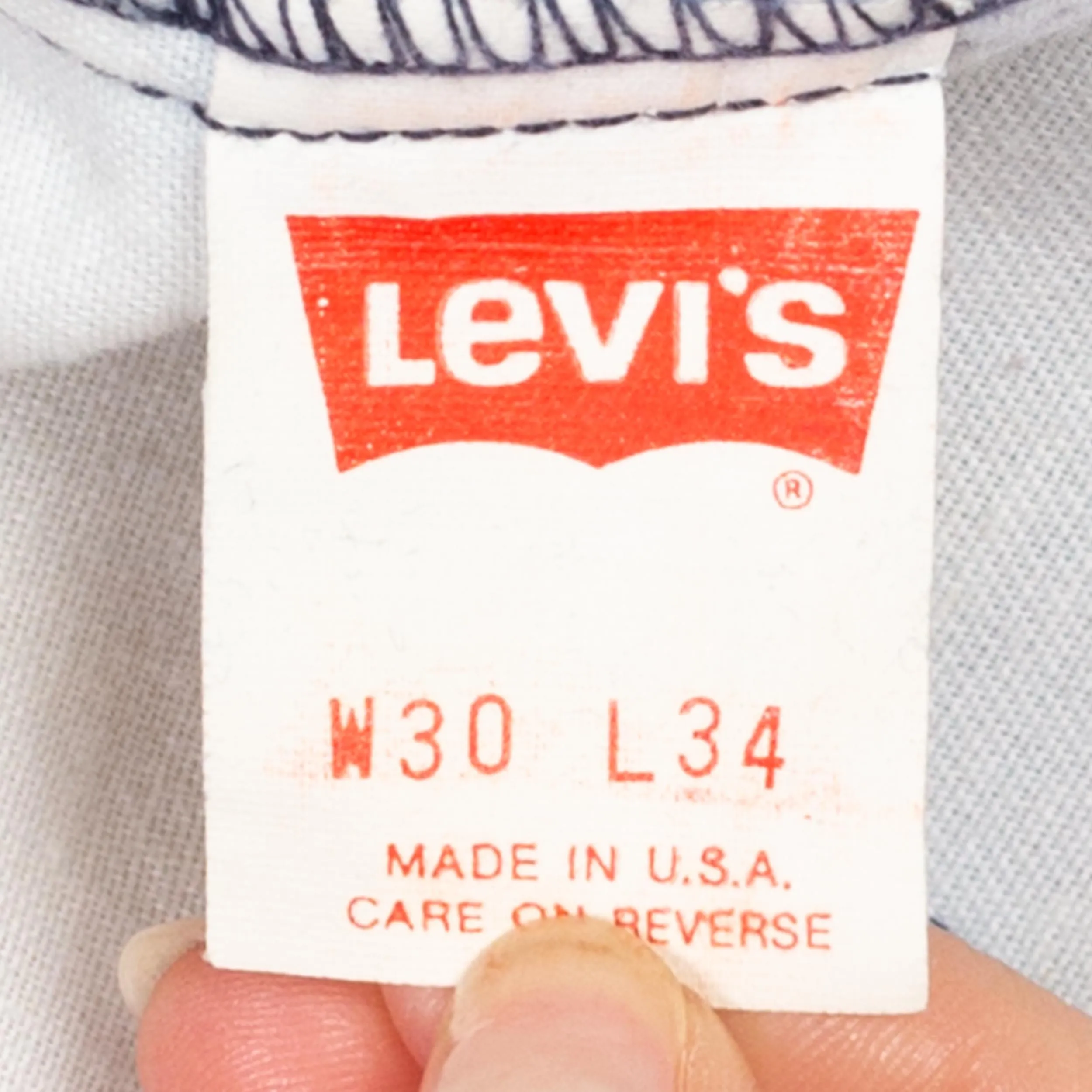 Medium 80s Levi's Acid Wash High Waisted Jeans 29"