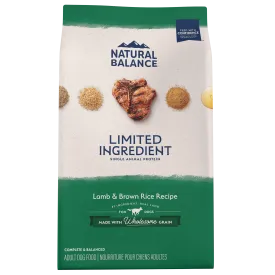 Natural Balance Limited Ingredient Lamb & Brown Rice Recipe Dry Dog Food