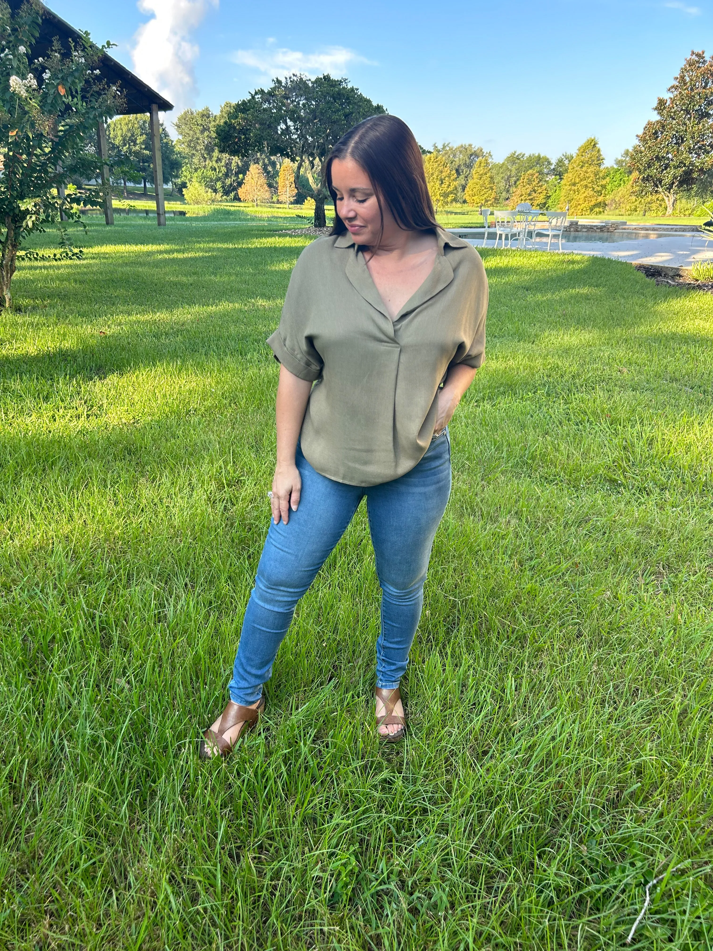 Ola Olive Shirt