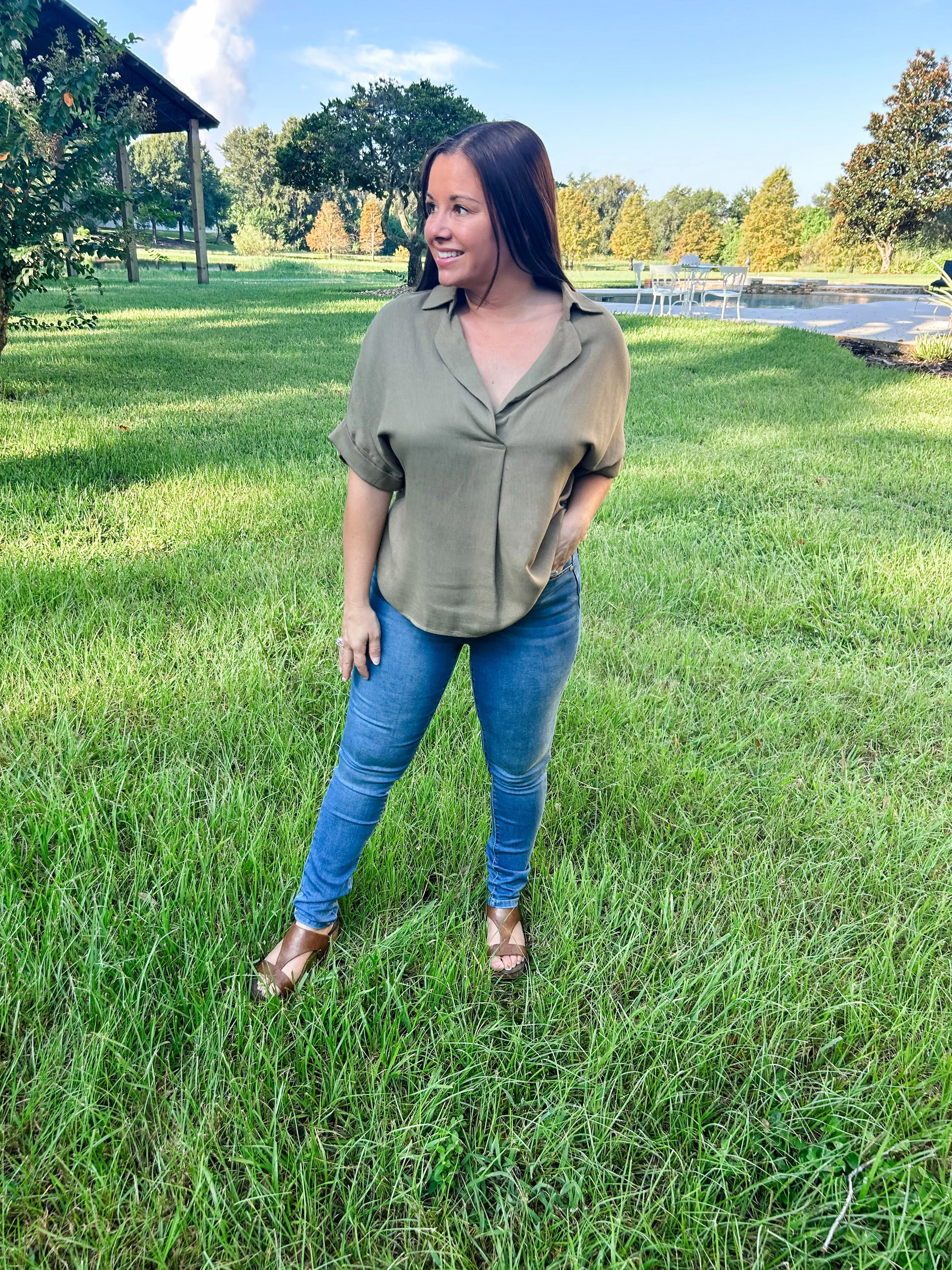 Ola Olive Shirt