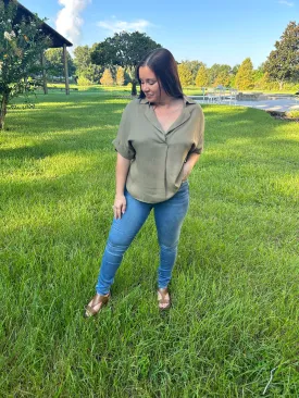 Ola Olive Shirt