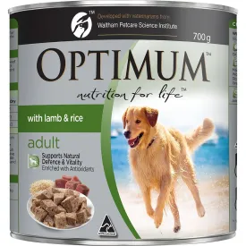 Optimum Lamb & Rice Wet Dog Food