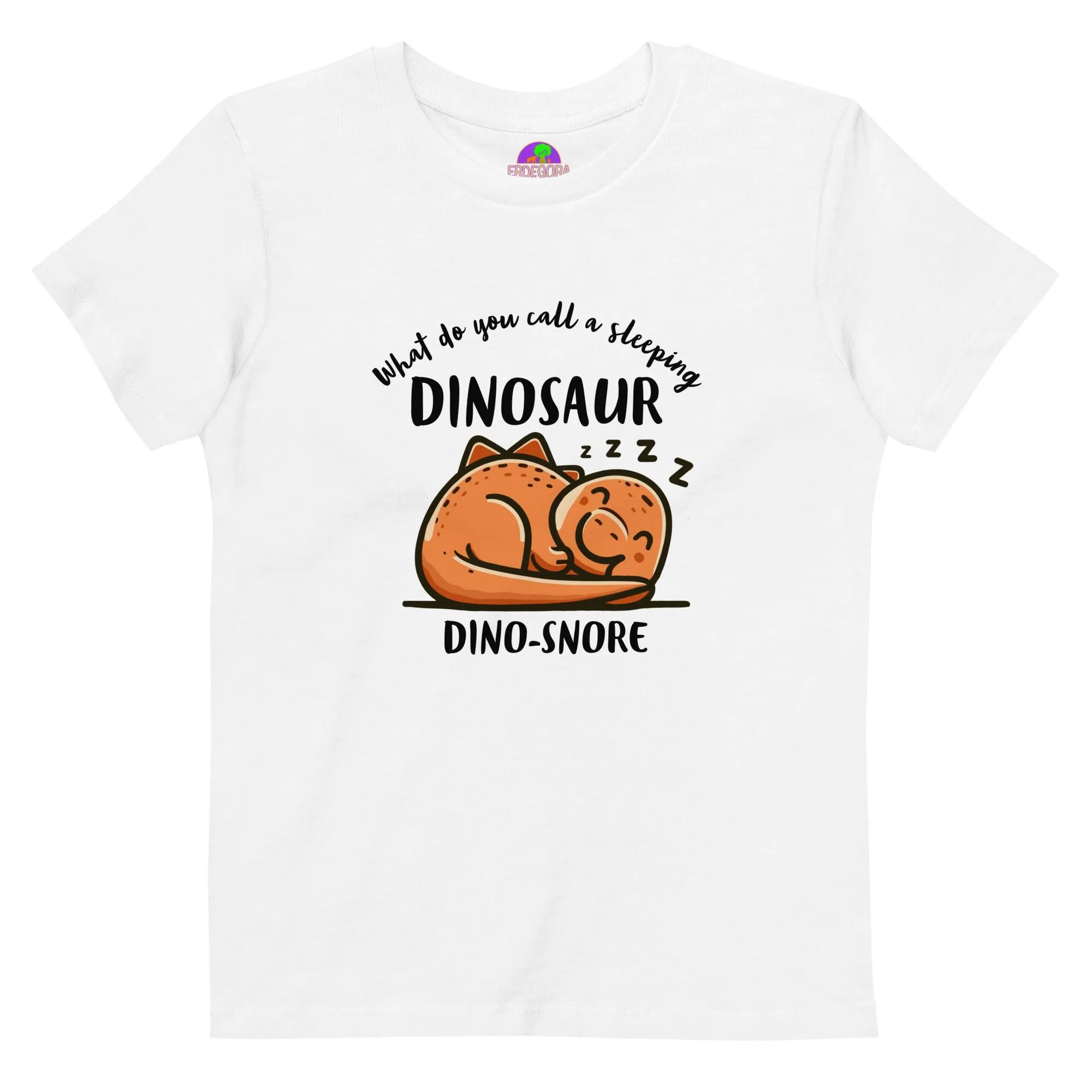 Organic Cotton Kids T-shirt Dino-snore