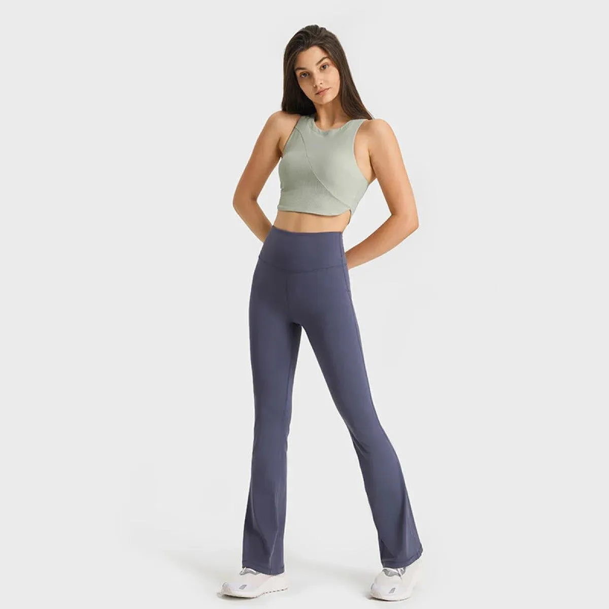 Pants Casual High Elastic High Waist Active