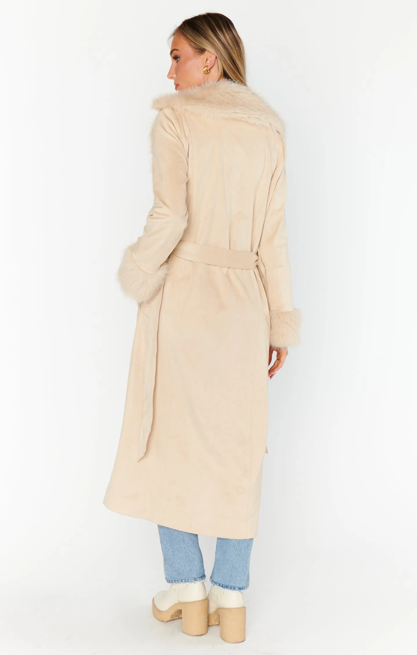 Penny Lane Long Coat Beige