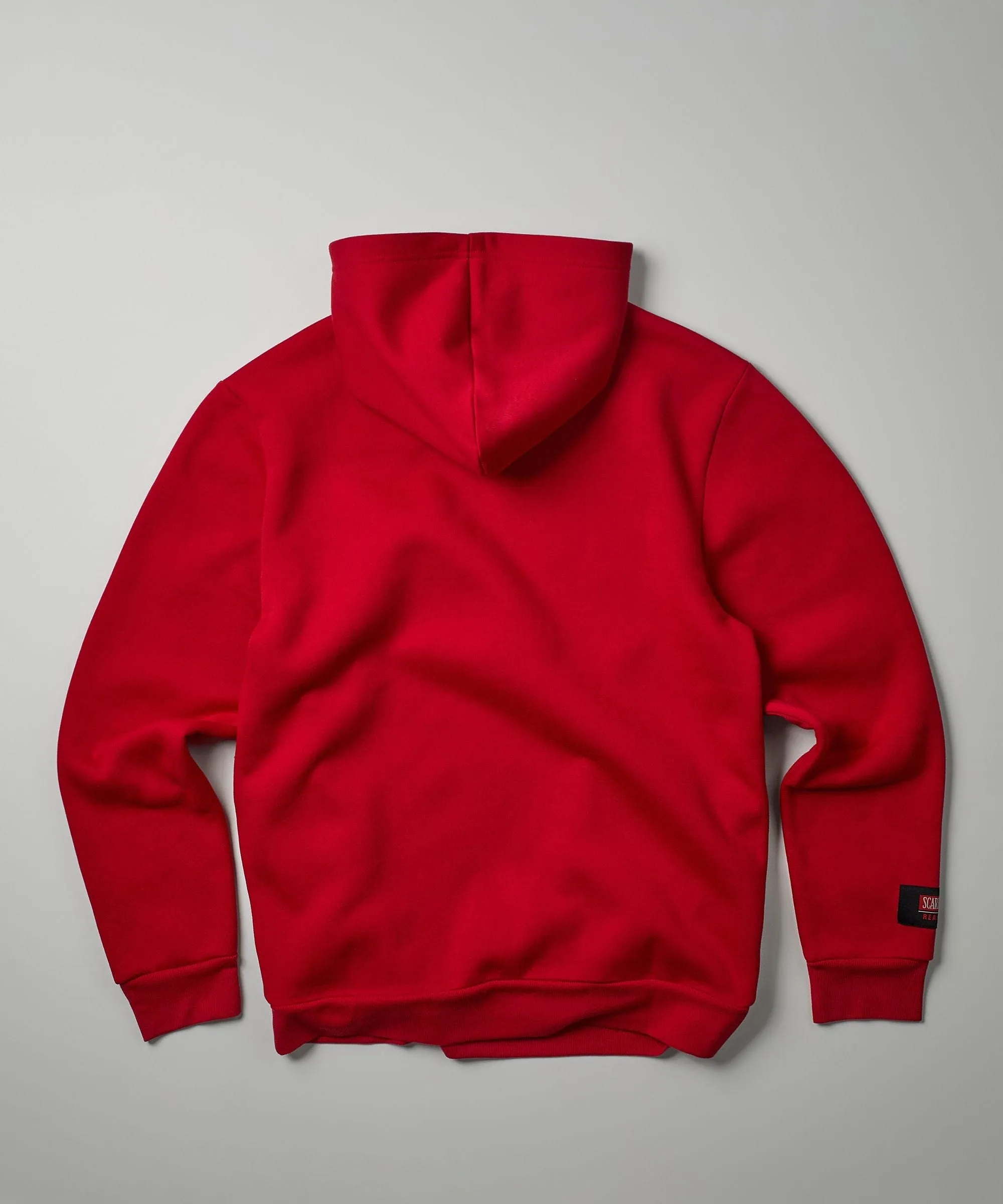 Plus Size Scarface Photo Print Hoodie - Red