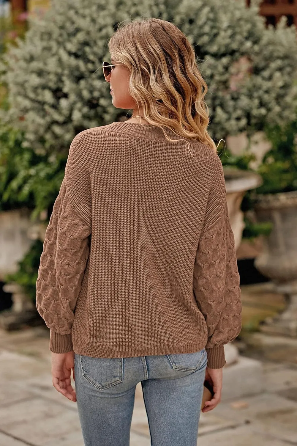 PRETTYGARDEN Women's 2025 Winter Pullover Sweater Casual Long Sleeve Crewneck Loose Chunky Knit Jumper Tops Blouse