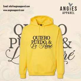 Quiero, Puedo y lo Haré Hoodie - Plus Size