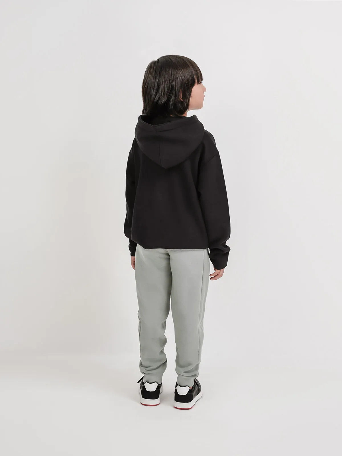 "REMEZ" Hoodie with Zip Closure