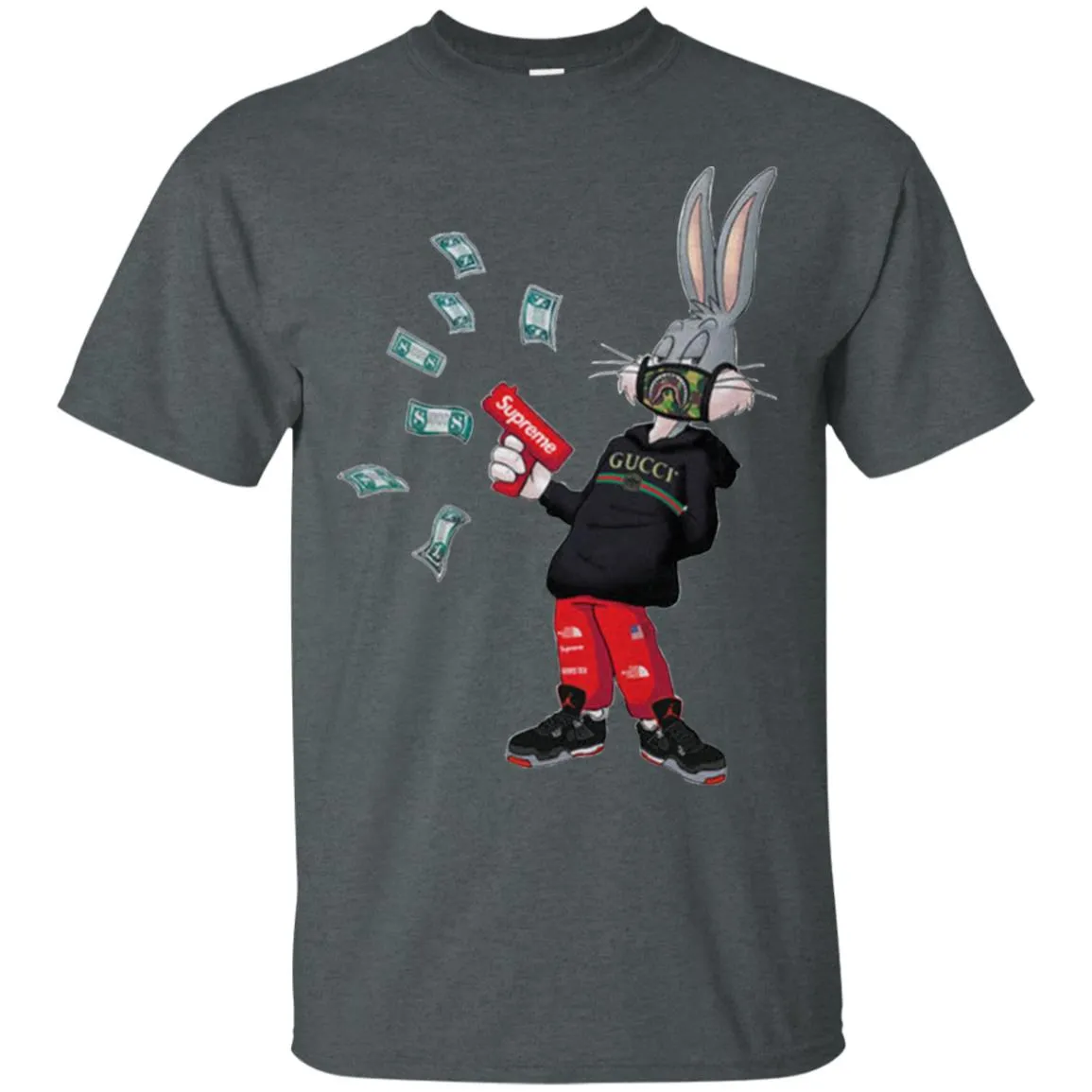 Rabbit Gucci T-shirt Men Cotton T-Shirt