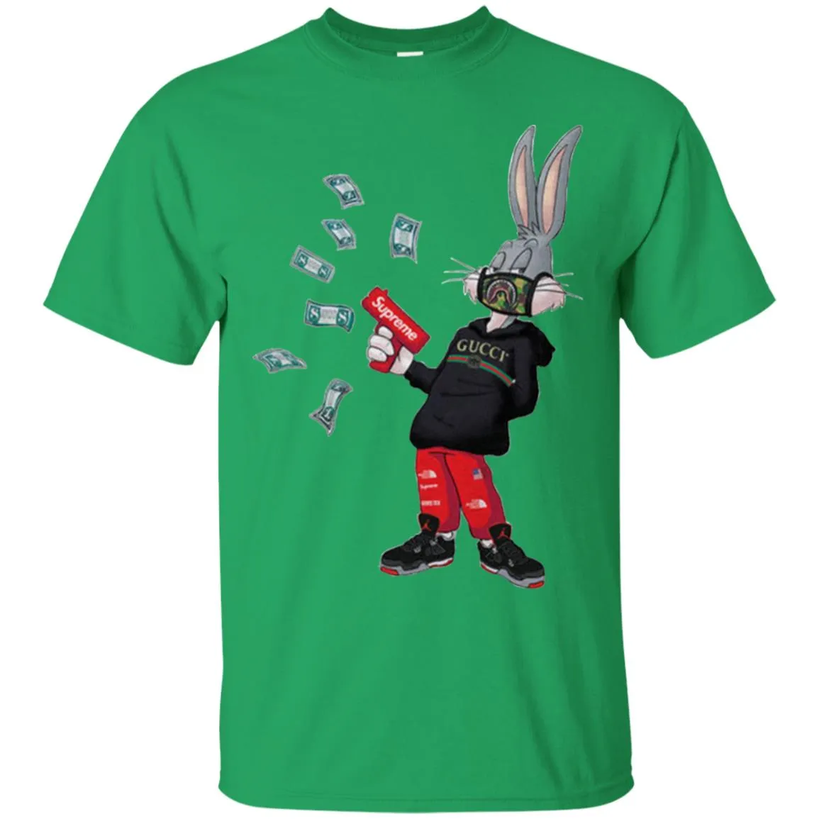 Rabbit Gucci T-shirt Men Cotton T-Shirt