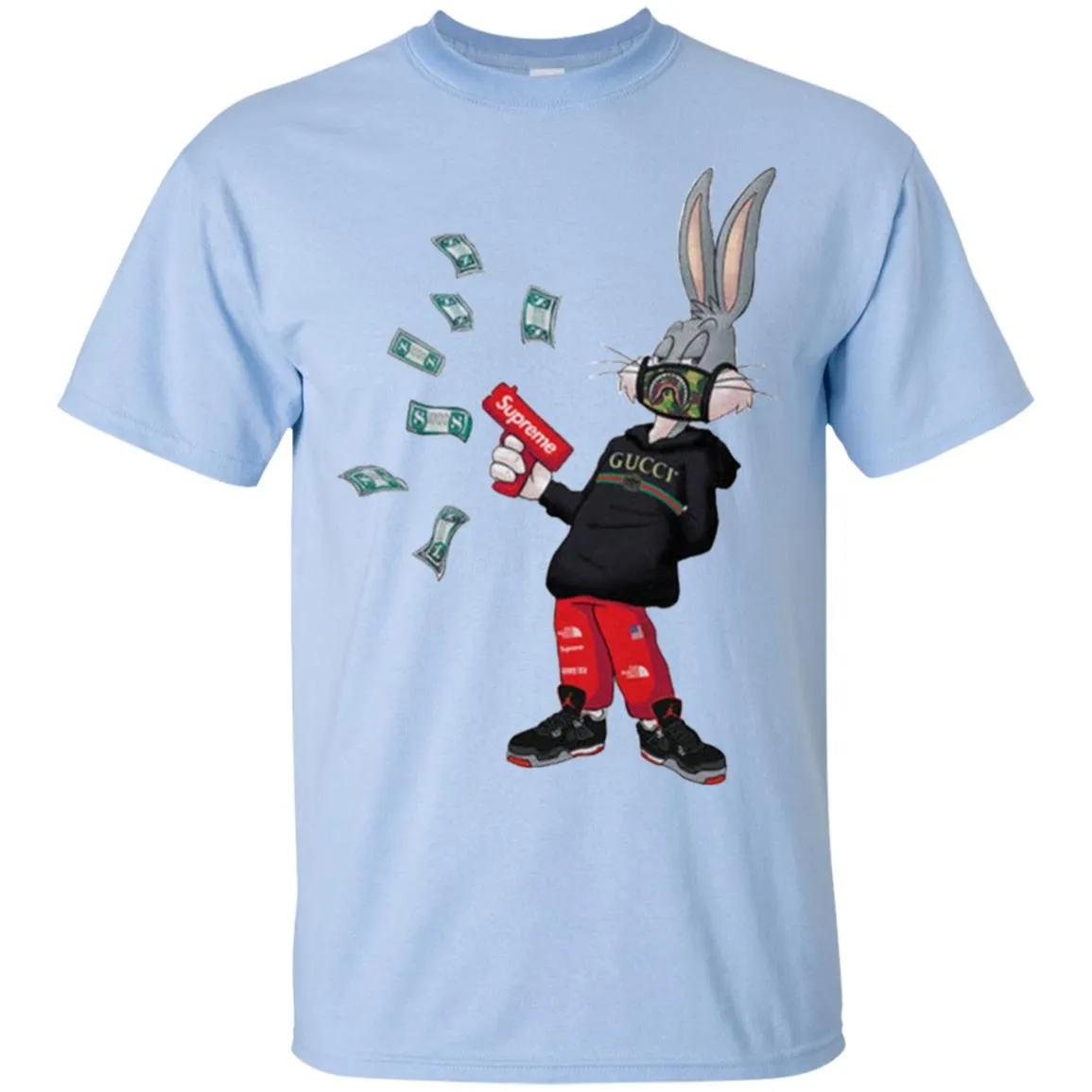 Rabbit Gucci T-shirt Men Cotton T-Shirt