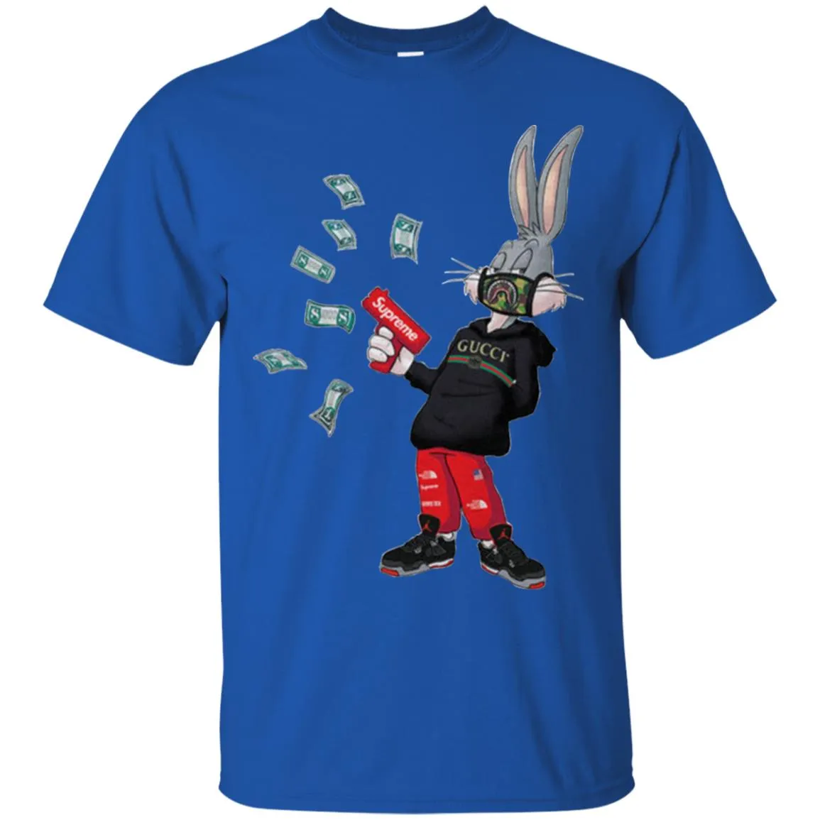 Rabbit Gucci T-shirt Men Cotton T-Shirt