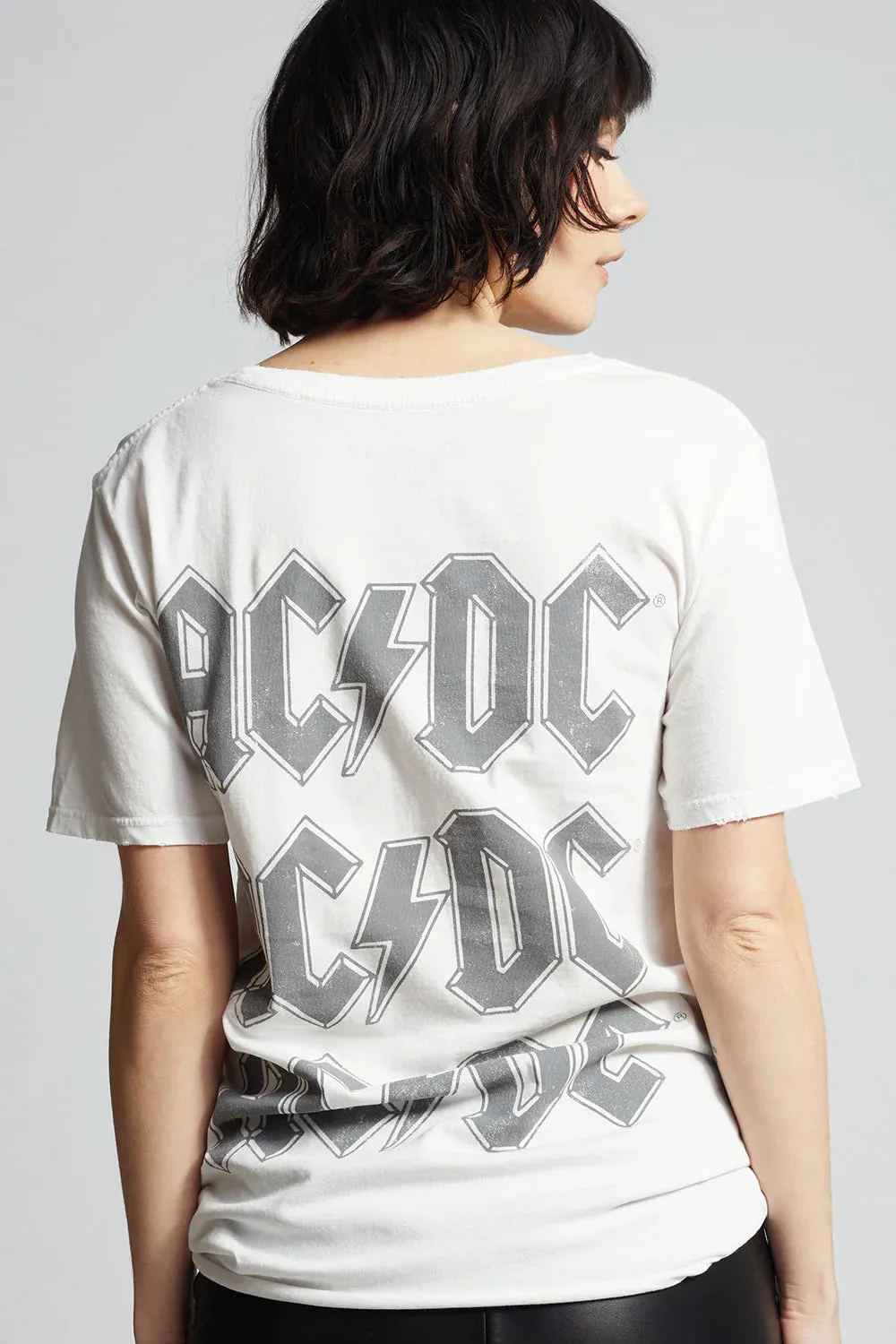 Recycled Karma AC/DC Boyfriend Tee