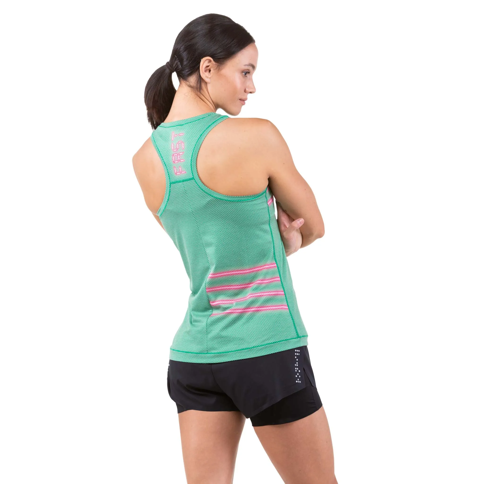 Ronhill | Women's Tech Golden Hour Vest - Bright Green Fast