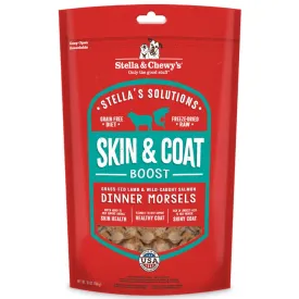 Stella & Chewy’s Stella’s Solutions Skin & Coat Boost Lamb & Salmon Grain-Free Freeze-Dried Raw Dog Food